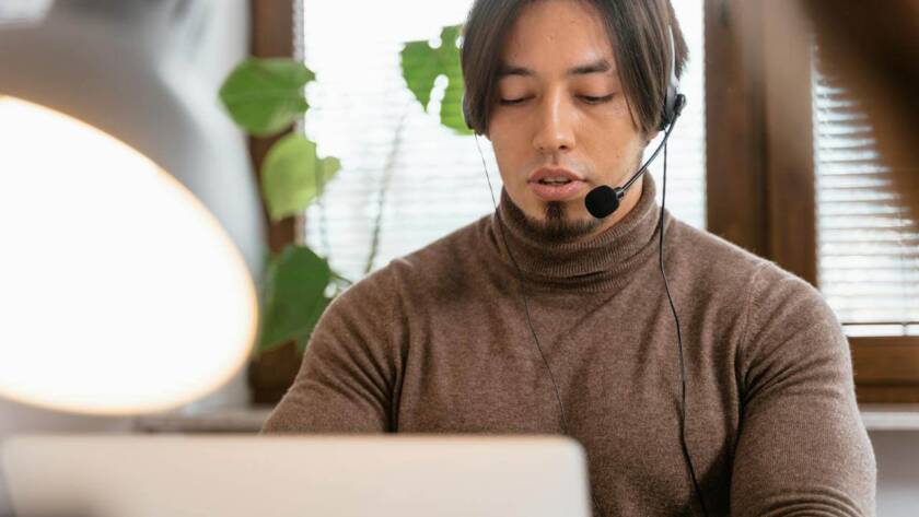 Work from home as a customer service representative. Learn how to start a career in customer service. Explore customer service jobs. Find customer service job opportunities. Get customer service job ideas. Start a customer service career. Start customer service jobs